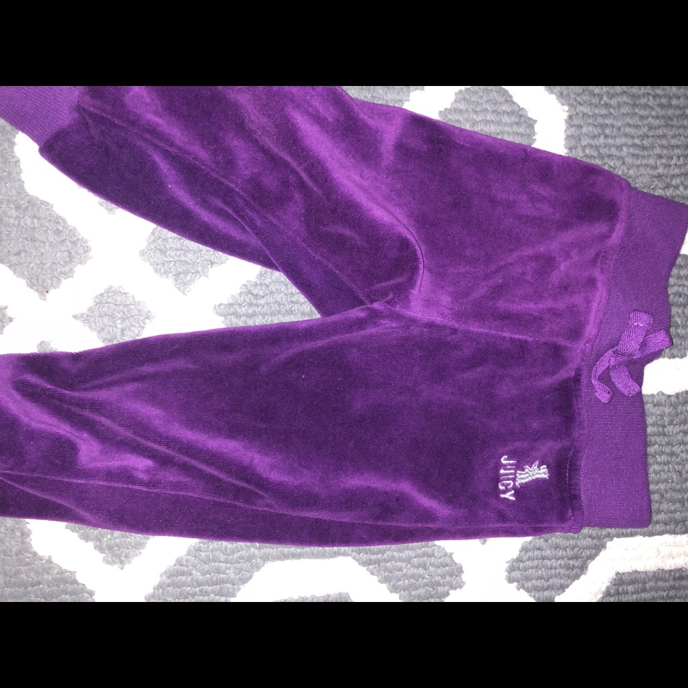 EEUC JUICY COUTURE TODDLER VELOUR JOGGERS 18m
